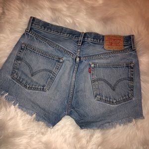Levi’s Distressed Shorts
